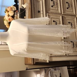 Lightweight white cardigan